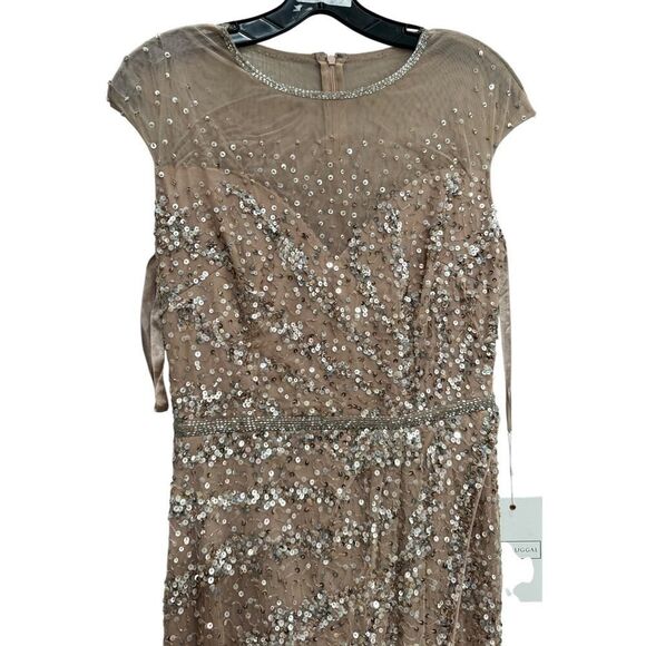 Mac Duggal Sleeveless Beaded & Sequined Gown - Size 2 - NWT - Picture 5 of 6